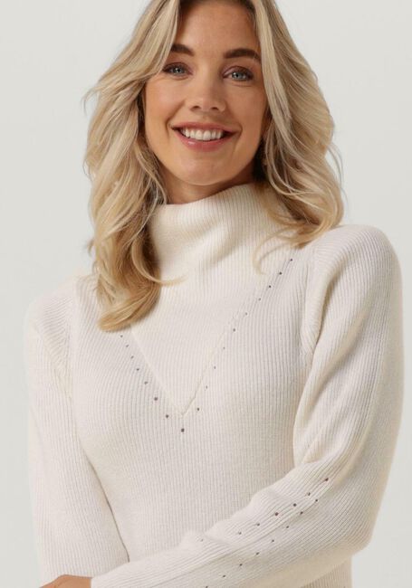 NOTES DU NORD Robe midi ERIN KNITTED DRESS Crème - large