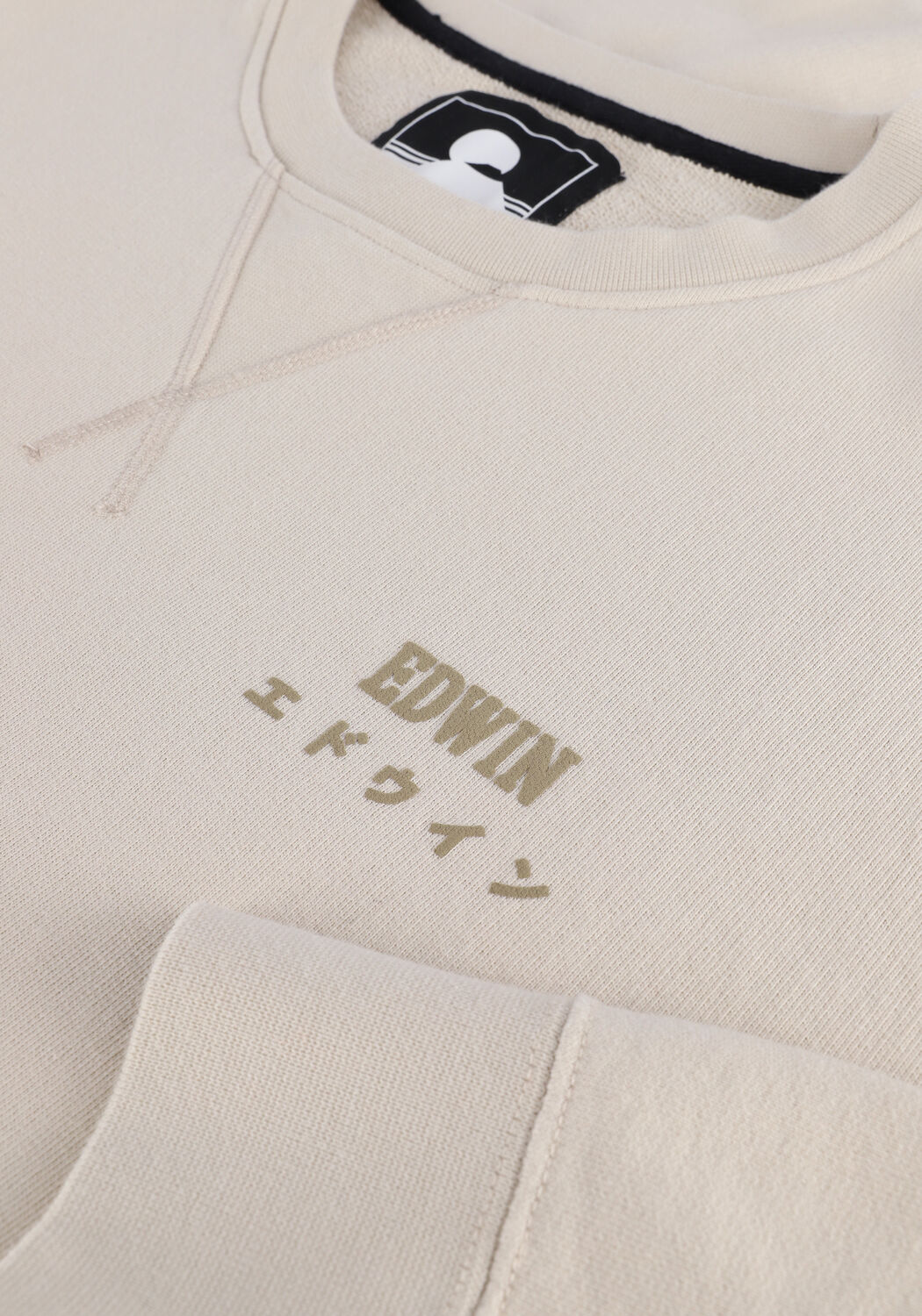 EDWIN Chandail BASE CREW SWEAT en vert - large