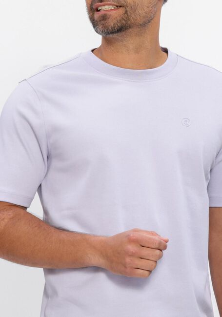 CAST IRON T-shirt REGULAR FIT INTERLOCK Lilas - large