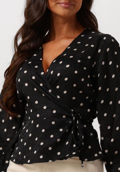 NEO NOIR MERRY RETRO DOT BLOUSE Blouses en noir - large