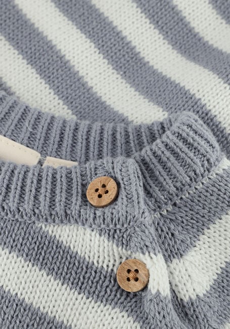 Lichtblauwe LIL' ATELIER Trui NBMDASON LS KNIT LIL - large