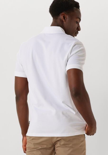 BOSS BLACK Polo PALLAS en blanc - large