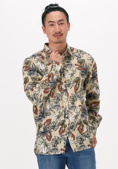DSTREZZED Chemise décontracté SHIRT LEAFS LINEN Sable - large