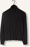 SUMMUM SMOCKED SWEATER BASIC KNIT Hauts & T-shirts en noir SUMMUM SMOCKED SWEATER BASIC KNIT Hauts & T-shirts en noir - medium