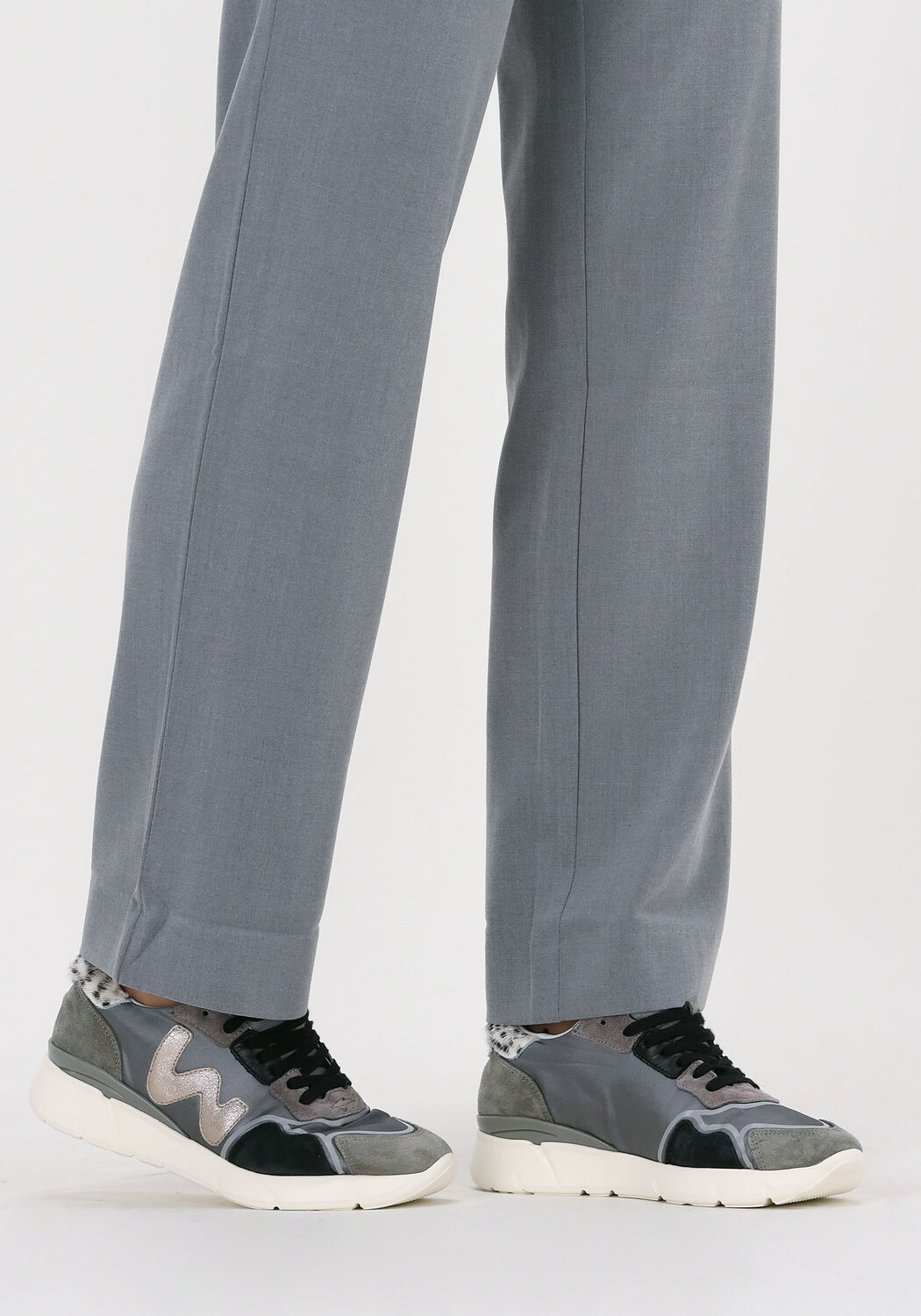 Grijze WOMSH Sneakers RUNNY DAMES - large