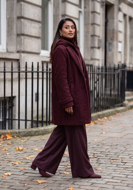 NUKUS Pantalon large LIEVE PANTS Bordeaux - large