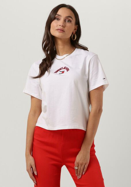 TOMMY JEANS T-shirt TJW CLS VARSITY PREP 2 TEE en blanc - large