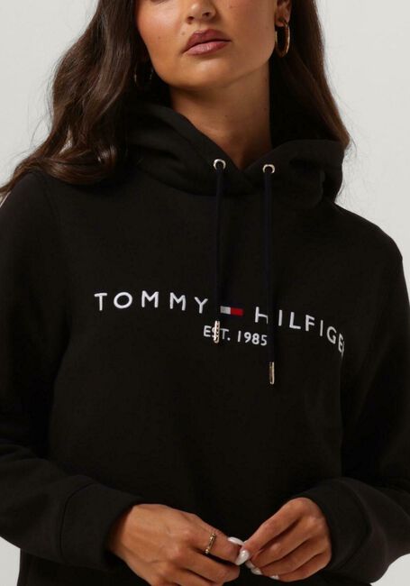 TOMMY HILFIGER Chandail HERITAGE HILFIGER HOODIE LS en noir - large