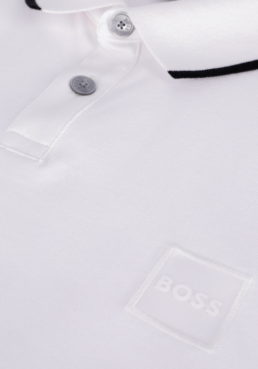 BOSS ORANGE Polo PASSERTIP en blanc - large