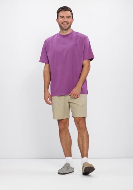 WOODBIRD T-shirt WBBAINE WARP ACID TEE en violet - large