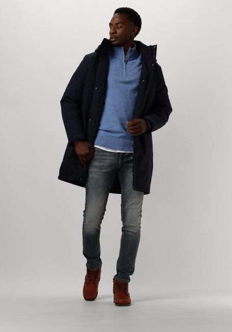 Donkerblauwe TOMMY HILFIGER Jassen TECH PADDED PARKA - large