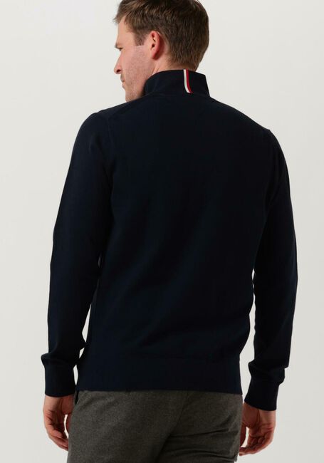 Donkerblauwe TOMMY HILFIGER Trui 1985 ZIP MOCK - large