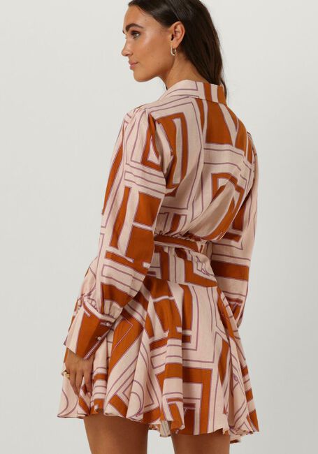 JOSH V Mini robe MELODY en cognac - large