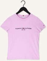 Lila TOMMY HILFIGER T-shirt REGULAR HILFIGER C-NK TEE SS Lila TOMMY HILFIGER T-shirt REGULAR HILFIGER C-NK TEE SS - medium