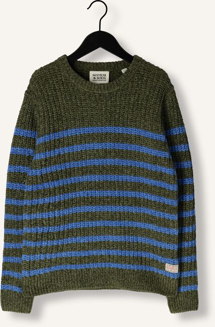 Groene SCOTCH & SODA Trui CHENILLE KNIT PULLOVER Groene SCOTCH & SODA Trui CHENILLE KNIT PULLOVER - large