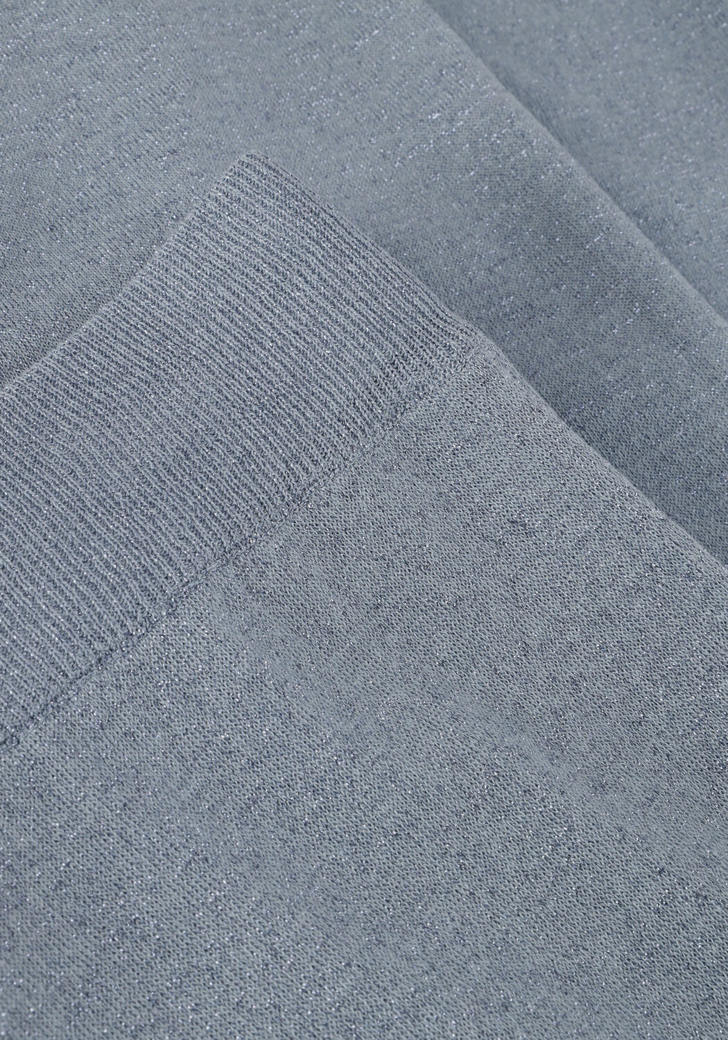 Lichtblauwe EST'SEVEN Wijde broek CELESTE TROUSER - large