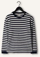 SCOTCH & SODA Pull TEXTURED STRIPE SWEATSHIRT Bleu foncé SCOTCH & SODA Pull TEXTURED STRIPE SWEATSHIRT Bleu foncé - medium