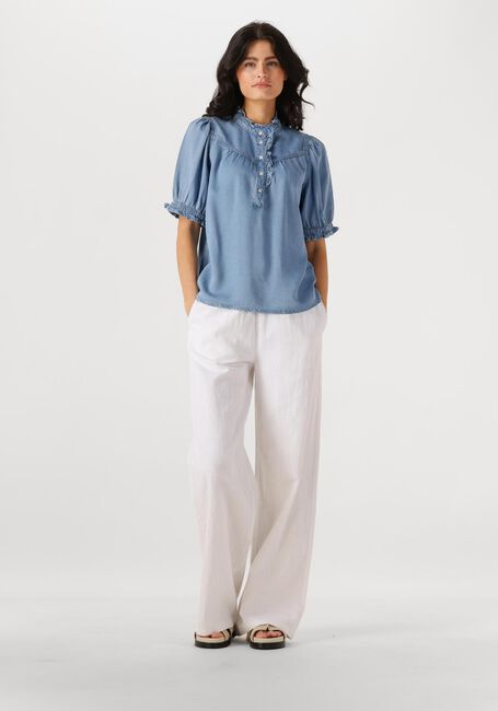 CO'COUTURE Pantalon large LOISECC LINEN LONG PANT en blanc - large