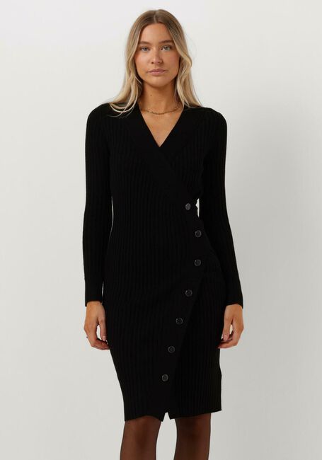GUESS Robe midi LS CECILE BODYCON SWTR en noir - large