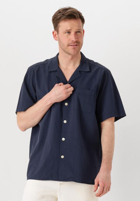 FORÉT Chemise décontracté HUSH SEERSUCKER SS SHIRT en noir - large