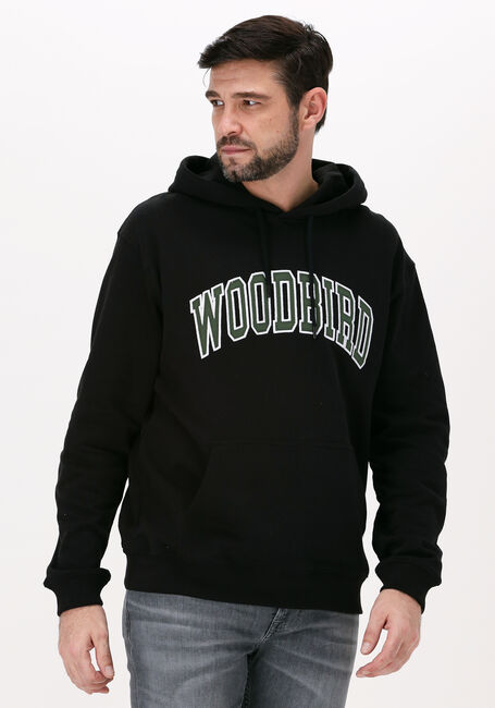 WOODBIRD Pull PACS BALL HOODIE en noir - large