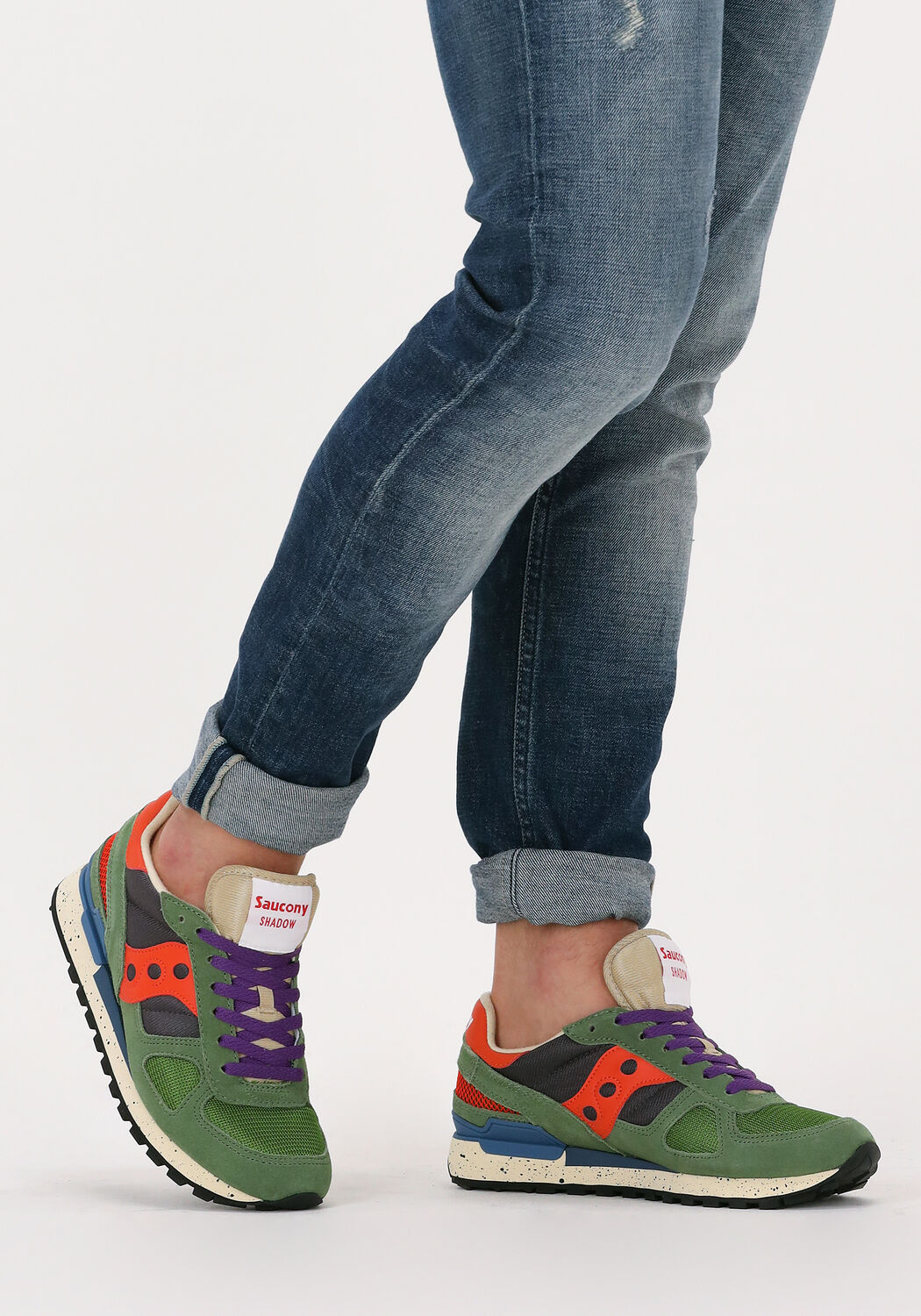 Groene SAUCONY Lage sneakers SHADOW ORIGINAL HEREN | Omoda