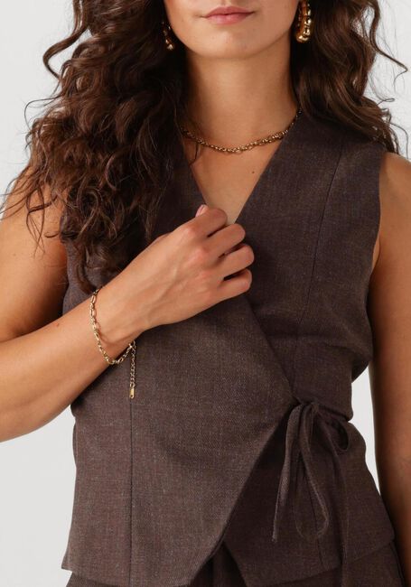 Bruine NEO NOIR Gilet SAMARA MELANGE WAISTCOAT - large