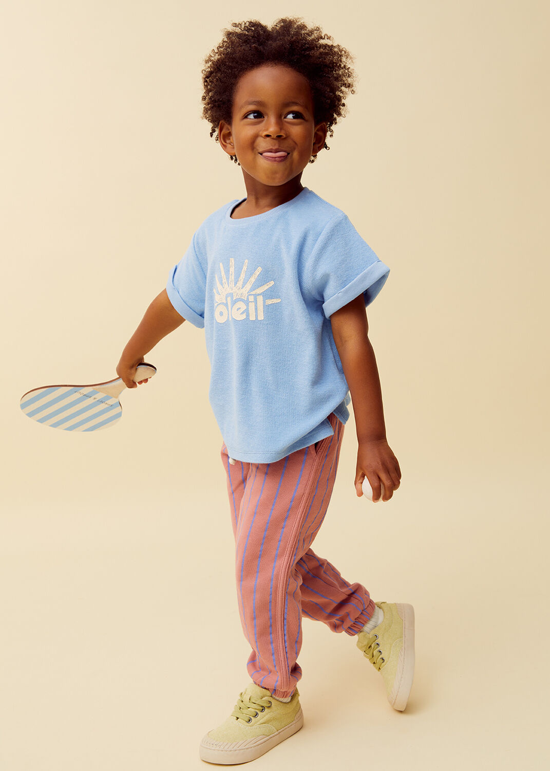 Lichtblauwe Sproet & Sprout T-shirt TERRY T-SHIRT - large