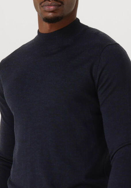 Donkerblauwe STEFANO LAURAN Trui TURTLE - large