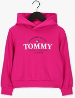 Roze TOMMY HILFIGER Trui TOMMY FOIL GRAPHIC HOODIE - medium