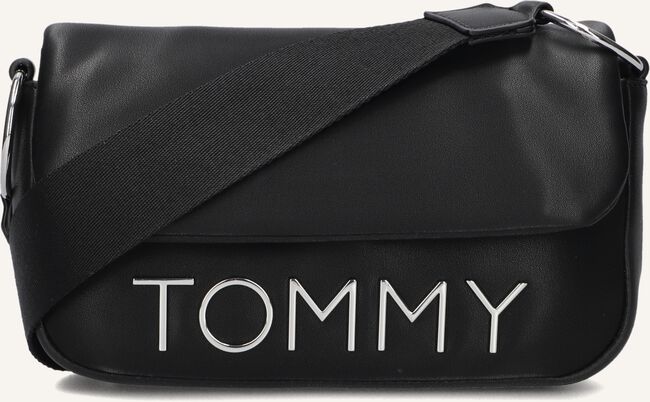 Zwarte TOMMY HILFIGER Schoudertas TJW BOLD ELONGATED FLAP CROSS Zwarte TOMMY HILFIGER Schoudertas TJW BOLD ELONGATED FLAP CROSS - large