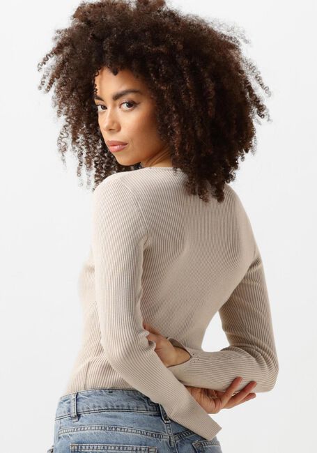MOVES TWISTI O-NECK Hauts & T-shirts en beige - large
