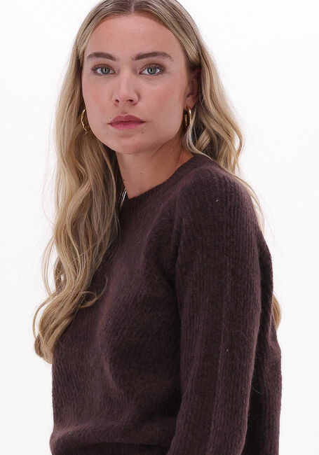 Y.A.S. Pull YASALVA LS O-NECK KNIT PULLOVER en marron - large