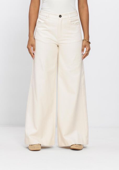 Ecru RUBY TUESDAY Wijde broek PAULY - large