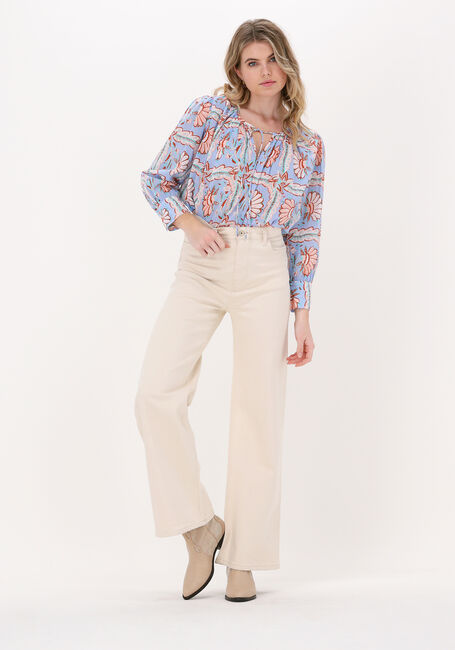 Lichtblauwe ANTIK BATIK  HUPA BLOUSE - large