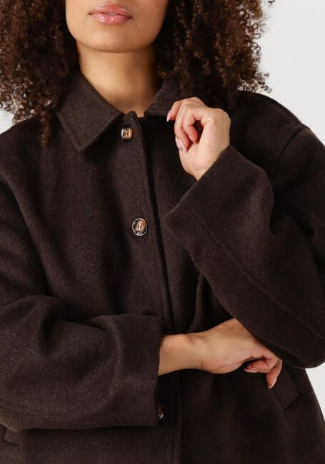 Bruine NEO NOIR Mantel HAMRA WOOL JACKET - large