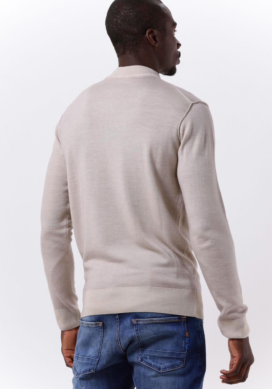 Beige GENTI Trui K6014 3245 Omoda