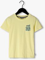 MOODSTREET T-shirt T-SHIRT WITH CHEST AND BACK PRINT en jaune - medium