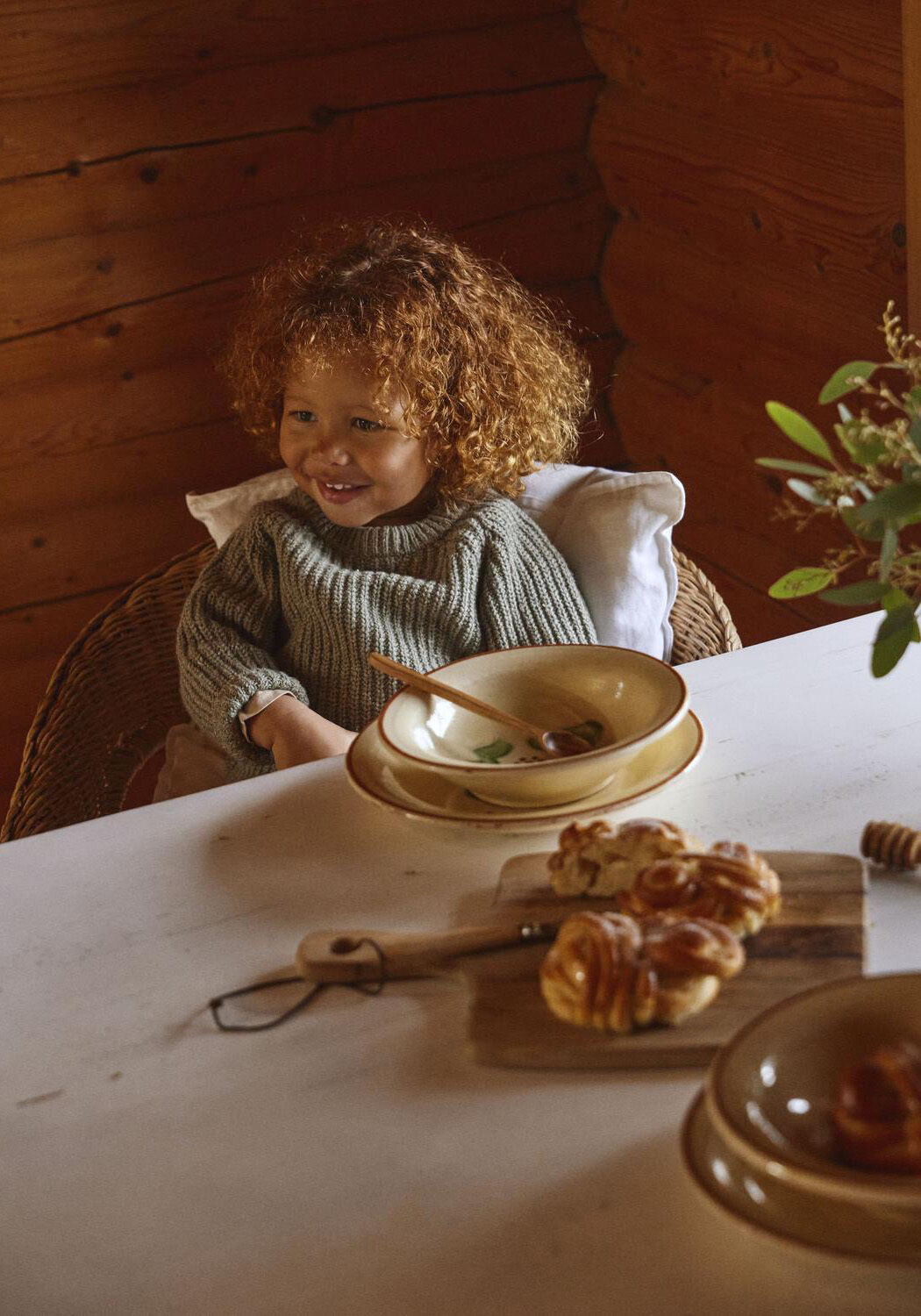 LIL' ATELIER Pull NMMOLFERT LS KNIT LIL Olive - large