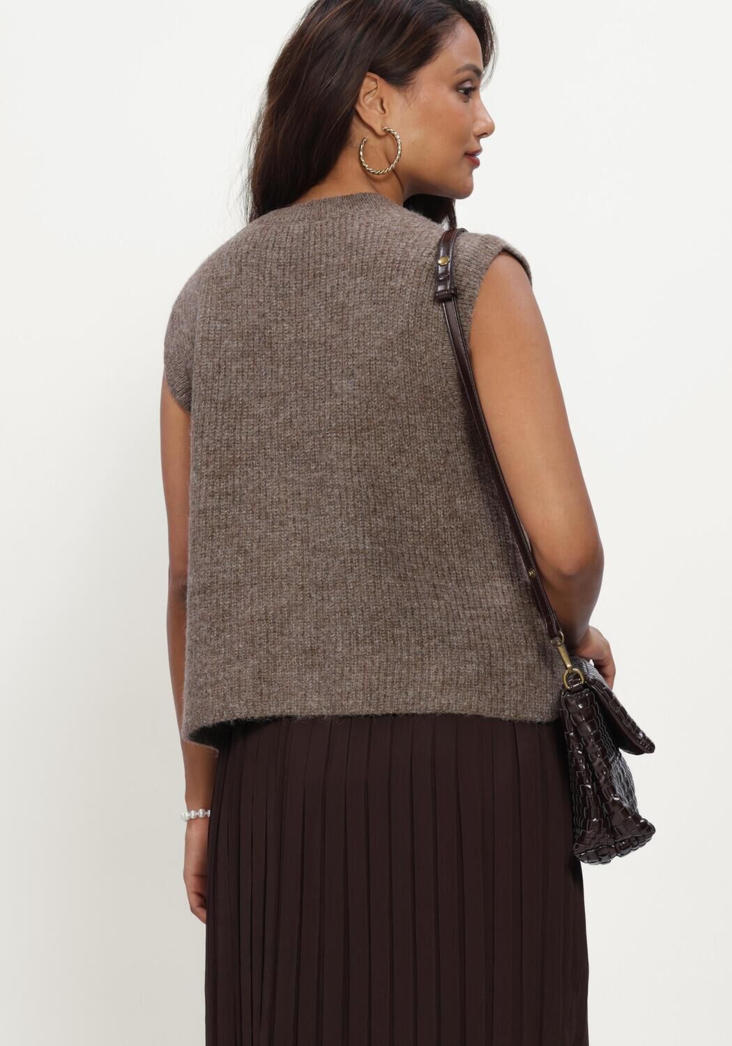 MODSTR&Ouml;M Gilet CRISMD VEST en marron - large