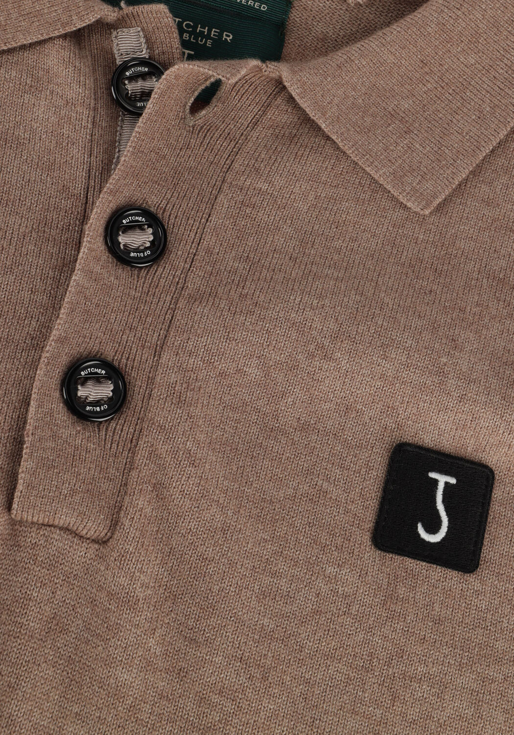 BUTCHER OF BLUE Pull CLIFDEN POLO en beige - large