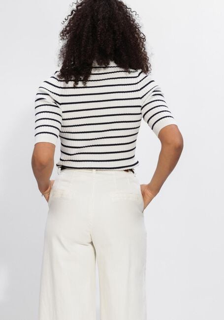 AAIKO Haut JULIA STRIPE VIS 302 Blanc - large