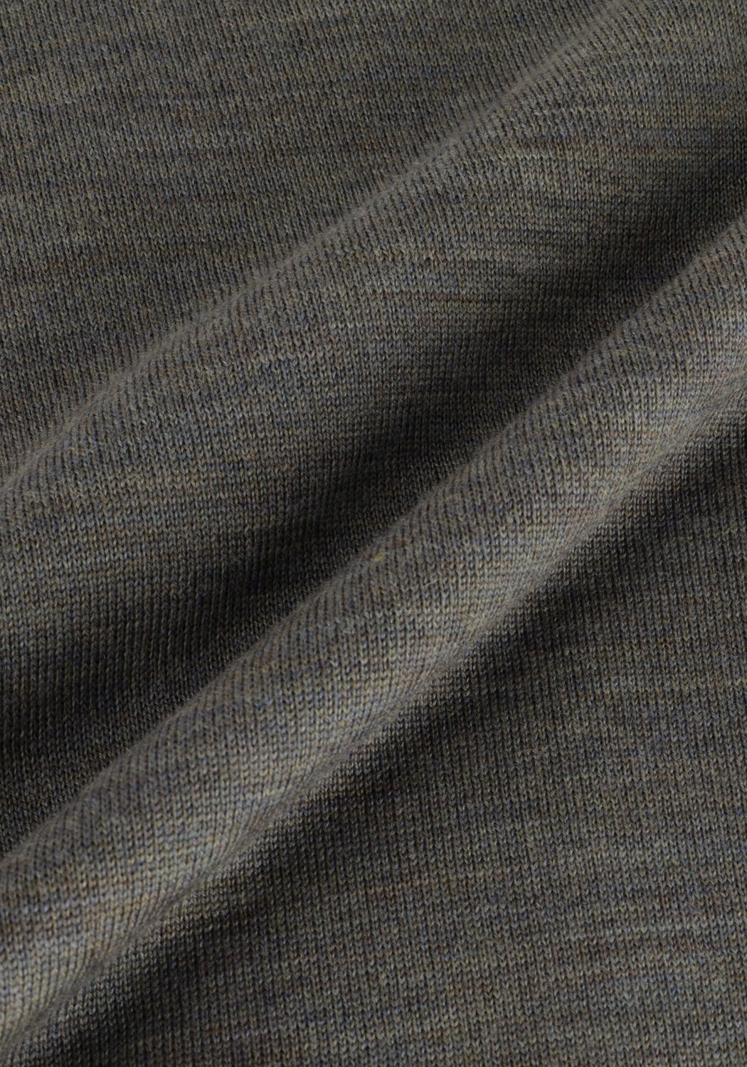 PROFUOMO Col roul&eacute; PULLOVER HALFZIP en vert - large