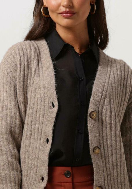 Camel MODSTR&Ouml;M Vest GOLDIE CARDIGAN - large