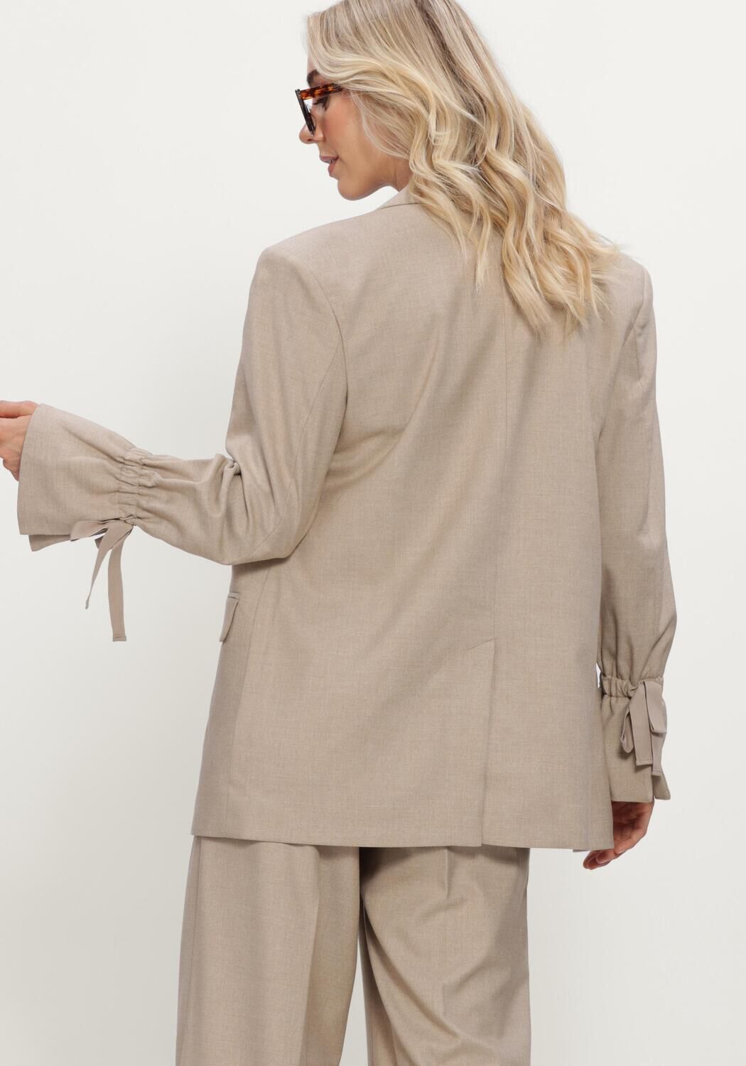 SUMMUM Blazer BLAZER TWILL MELANGE en beige - large
