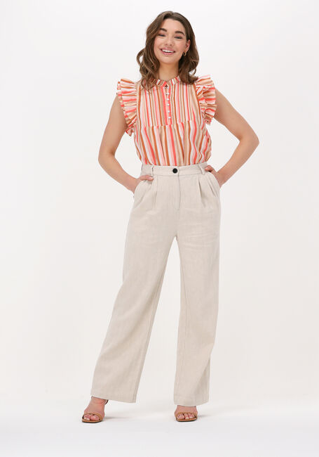 CO'COUTURE Haut SISSA MULTI STRIPE TOP en orange - large