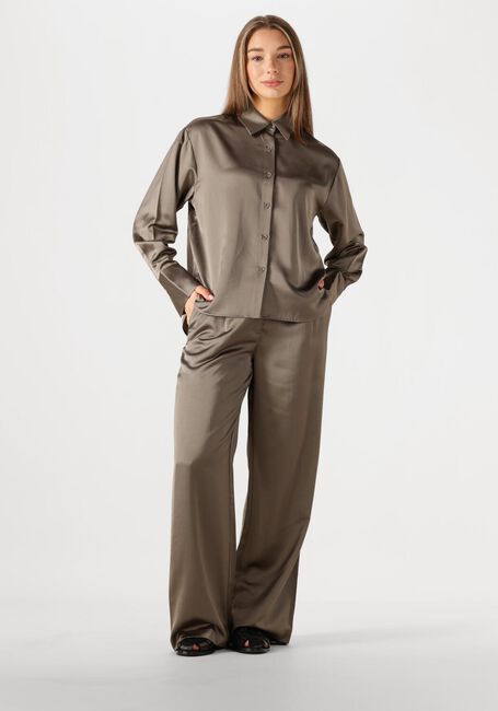 Bruine WITHBLACK  WBLMILAN SATEEN LS SHIRT - large