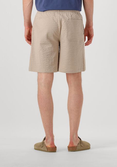 Beige SELECTED HOMME Korte broek SLHLOOSE-ACE SEERSUCKER STRING SHORTS - large