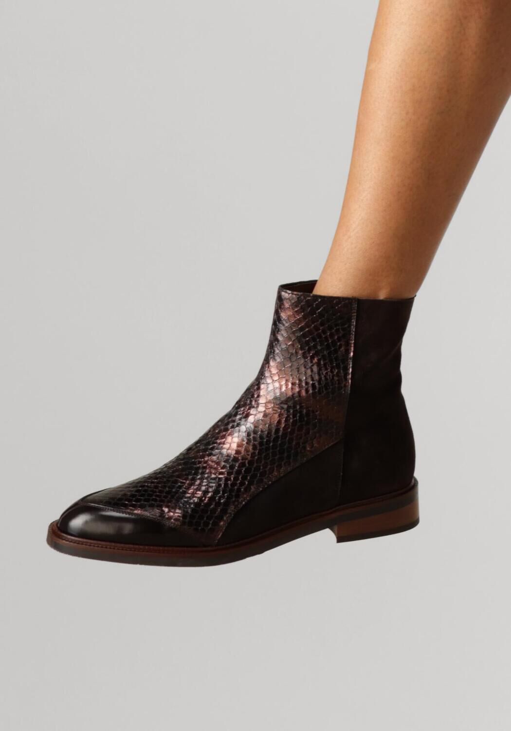 Bruine PERTINI Enkellaarsjes 32848 - large