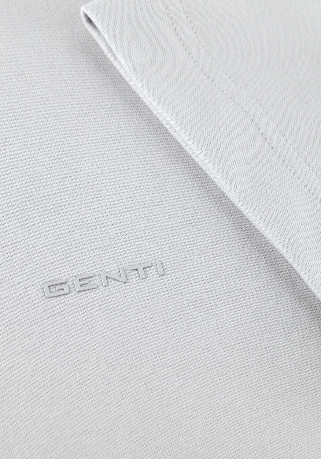 GENTI Polo T-SHIRT SS 1227 Gris clair - large